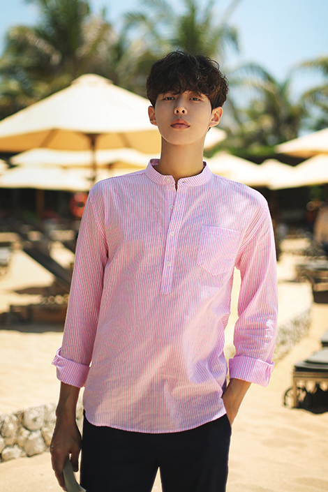 핑크 칵테일의 향기 남자셔츠 L XL 2XL 빅사이즈